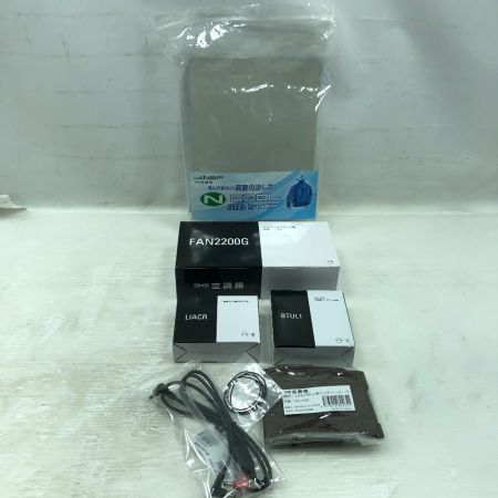 NSP 工具関連用品 空調服 未使用品(S) ファン・バッテリー・服セット コードレス式 Lサイズ NZ-BTPWC グレー