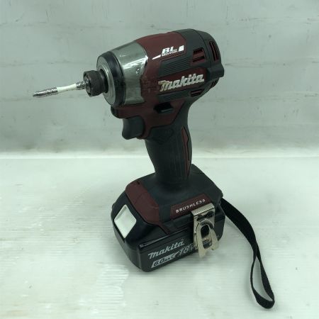 MAKITA マキタ 締め付け工具 インパクトドライバ 充電器・充電池2個・ケース付 TD173DGXAR レッド