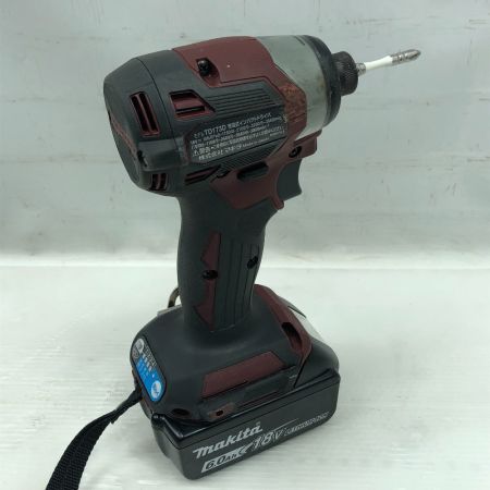  MAKITA マキタ 締め付け工具 インパクトドライバ 充電器・充電池2個・ケース付 TD173DGXAR レッド
