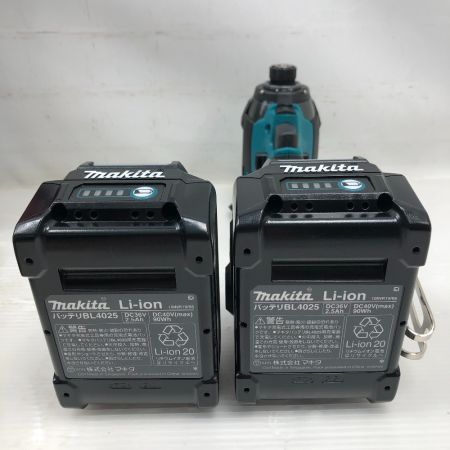  MAKITA マキタ 締め付け工具 インパクトドライバ 未使用品(S) 付属品完備 TD002GRDX ブルー