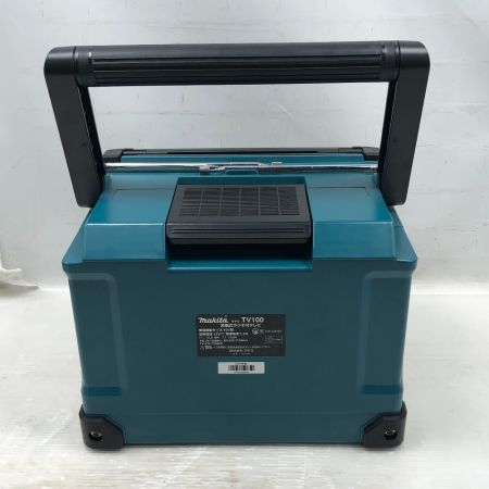  MAKITA マキタ 工具関連用品 ラジオ付テレビ 程度A 付属品完備 コードレス式 TV100 ブルー