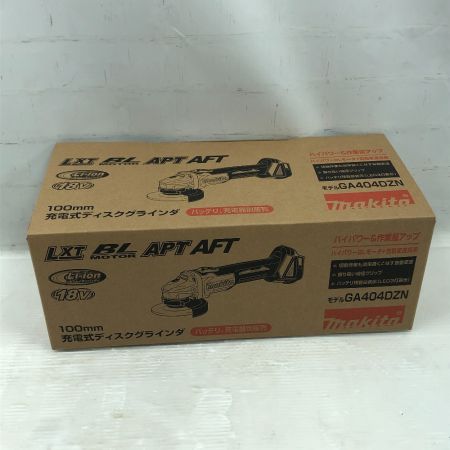  MAKITA マキタ 研磨工具 ディスクグラインダー 未使用品(S) 本体のみ コードレス式 GA404DZN ブルー