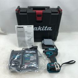 ◇◇ MAKITA マキタ 締め付け工具 インパクトドライバ 未使用品(S) 充電器・充電池1個・ケース付 コードレス式 40v TD002G ブルー Sランク