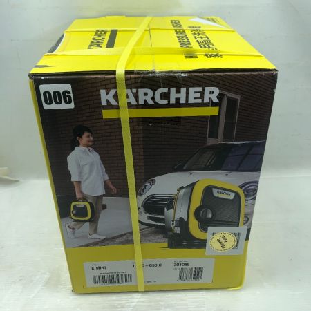  KARCHER ケルヒャー 工具 大型機械 高圧洗浄機 未使用品(S) 付属品完備 K MINI イエロー
