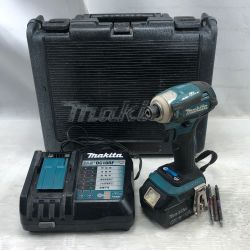 ◇◇ MAKITA マキタ 締め付け工具 インパクトドライバ 充電器・充電池1個・ケース付 コードレス式 TD172D ブラック Cランク