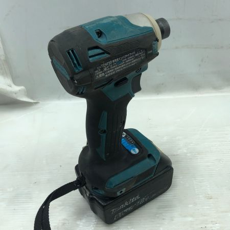  MAKITA マキタ 締め付け工具 インパクトドライバ 充電器・充電池1個・ケース付 コードレス式 TD172D ブラック