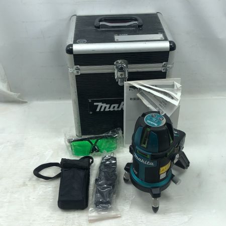  MAKITA マキタ 工具 レーザー機器 レーザー墨出し器 受光器・充電池1個・ケース付 コードレス式 SK505GD ブルー