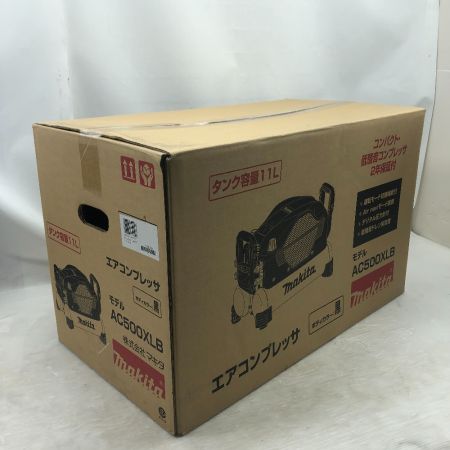  MAKITA マキタ 工具 エアツール コンプレッサー 未使用品(S) 本体のみ コード式 AC500XLB ブラック