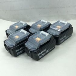 ◇◇ MAKITA マキタ 工具関連用品 バッテリー 未使用品(S) ５個セット BL1860B ブラック Sランク