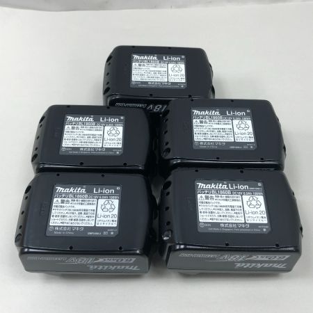  MAKITA マキタ 工具関連用品 バッテリー 未使用品(S) ５個セット BL1860B ブラック
