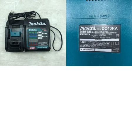  MAKITA マキタ 研磨工具 ディスクグラインダー 充電器・充電池1個・ケース付 コードレス式 40v GA009G ブルー