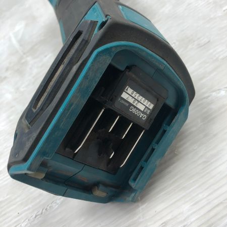  MAKITA マキタ 研磨工具 ディスクグラインダー 充電器・充電池1個・ケース付 コードレス式 40v GA009G ブルー