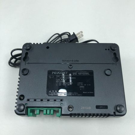  HiKOKI ハイコーキ 工具関連用品 バッテリー充電器 工具関連用品 バッテリー充電器 UC18YDML ブラック