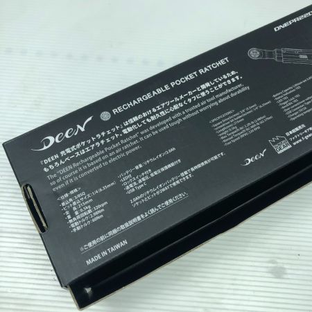  Deen 工具 ハンドツール 電動ラチェットレンチ DNEPR220 ブラック