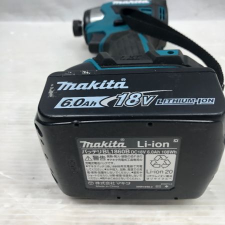  MAKITA マキタ 締め付け工具 インパクトドライバ 充電器・充電池1個・ケース付 TD173D ブルー