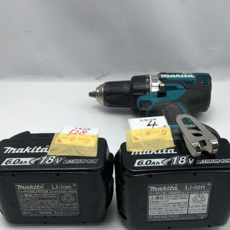  MAKITA マキタ 締め付け工具 ドライバドリル 充電器・充電池2個・ケース付 DF484DRGX ブルー
