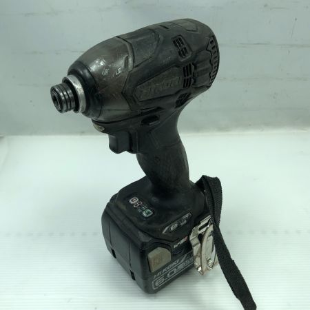  HiKOKI ハイコーキ 締め付け工具 インパクトドライバ 充電器・充電池2個・ケース付 コードレス式 WH14DDL2 ブラック