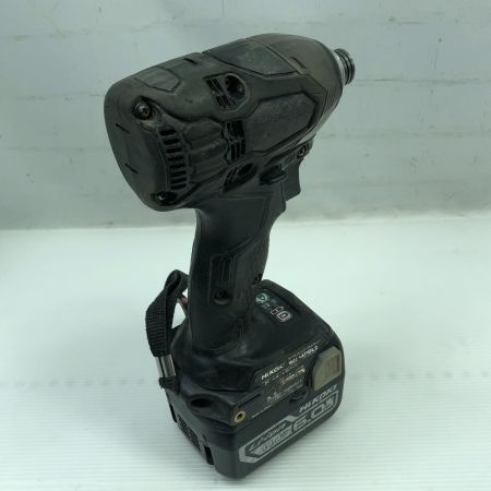  HiKOKI ハイコーキ 締め付け工具 インパクトドライバ 充電器・充電池2個・ケース付 コードレス式 WH14DDL2 ブラック