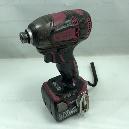  HiKOKI ハイコーキ 締め付け工具 インパクトドライバ 充電器・充電池2個・ケース付 WH14DDL2 パープル