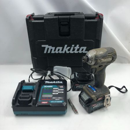  MAKITA マキタ 締め付け工具 インパクトドライバ 充電器・充電池2個・ケース付 TD001GRDX ブルー
