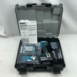 ◇◇ MAKITA マキタ 工具 インパクトドライバ 未使用品(S) 付属品完備 コードレス式 TD173DRGX ブルー Sランク