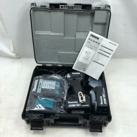  MAKITA マキタ 工具 インパクトドライバ 未使用品(S) 付属品完備 TD173DRGXB ブラック