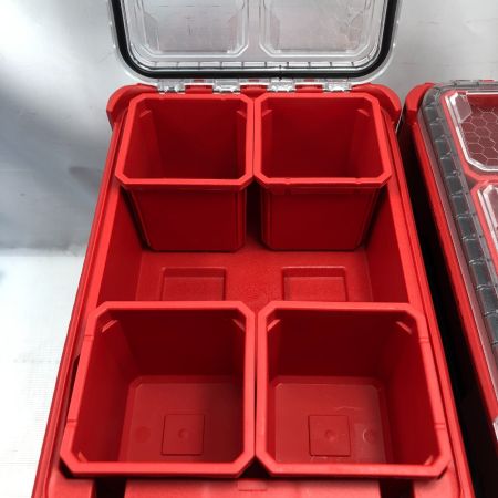  Milwaukee ツールBOX PACKOUT 引き出し収納 3段 48-22-8443 レッド