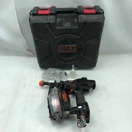  MAX マックス 工具 エアツール ターボドライバー ケース付 高圧 HV-R41G4 レッド