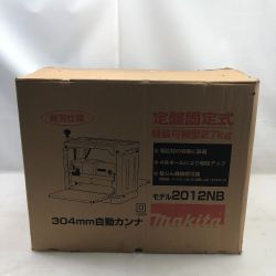 ◇◇ MAKITA マキタ 切削工具 自動カンナ 未使用品(S) 付属品完備 コード式 100v 2012NB ブルー Sランク
