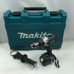 ◇◇ MAKITA マキタ 締め付け工具 ドライバドリル 充電池1個・ハンドル付 コードレス式 HP458D ブルー Cランク