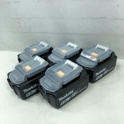 ◇◇ MAKITA マキタ 工具関連用品 バッテリー 未使用品(S) ５個セット BL1860B ブラック Sランク