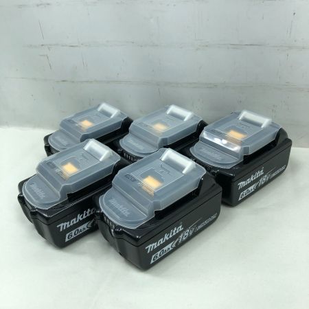  MAKITA マキタ 工具関連用品 バッテリー 未使用品(S) ５個セット BL1860B ブラック