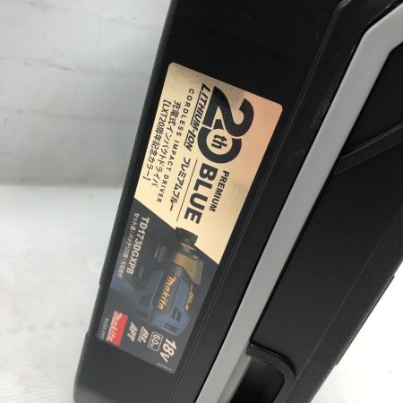  MAKITA マキタ 工具 インパクトドライバ 未使用品(S) 充電器・充電池2個・ケース付 TD173DGXPB ブルー