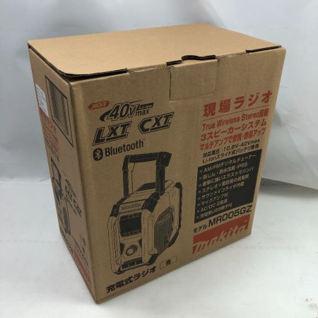  MAKITA マキタ 工具 充電式ラジオ 未使用品(S) 付属品完備 MR005GZ ブルー