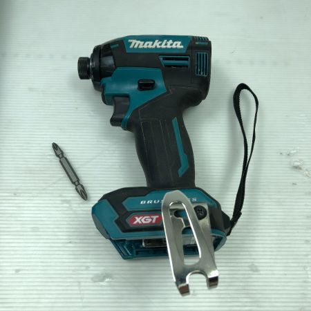  MAKITA マキタ 工具 インパクトドライバ 充電器・充電池2個・ケース付 コードレス式 40v TD002G ブルー