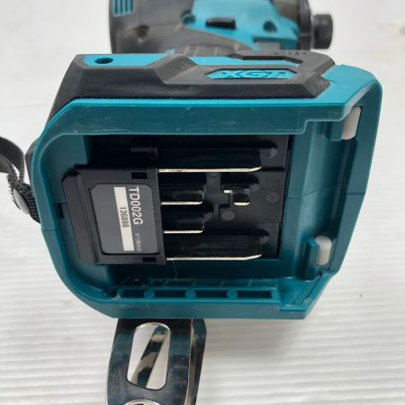  MAKITA マキタ 工具 インパクトドライバ 充電器・充電池2個・ケース付 コードレス式 40v TD002G ブルー