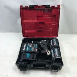 ◇◇ MAKITA マキタ 工具 インパクトドライバ 充電器・充電池2個付 コードレス式 40v TD002GRDXB ブラック Aランク