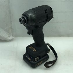 ◇◇ HiKOKI ハイコーキ 工具 インパクトドライバー 充電池1個付 コードレス式 WH12DCA ブラック Cランク