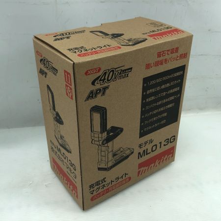  MAKITA マキタ 工具 マグネットライト 未使用品(S) 付属品完備 コードレス式 40v ML013G ブルー