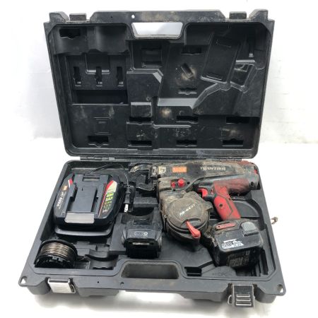  MAX マックス 工具 鉄筋結束機リバータイア 充電器・充電池2個・ケース付 通電確認のみ RB-440T レッド