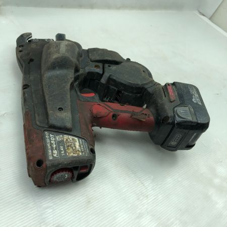  MAX マックス 工具 鉄筋結束機リバータイア 充電器・充電池2個・ケース付 通電確認のみ RB-440T レッド