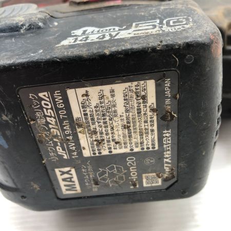  MAX マックス 工具 鉄筋結束機リバータイア 充電器・充電池2個・ケース付 通電確認のみ RB-440T レッド