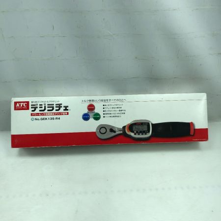  KTC ケーティーシー 工具 デジラチェ 未使用品(S) ケース付 GEK135-R4 シルバー