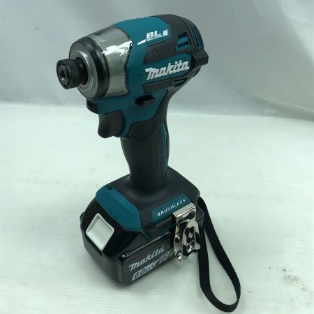  MAKITA マキタ 工具 インパクトドライバ 未使用品(S) 充電器・充電池1個・ケース付 TD173 ブルー