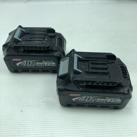  MAKITA マキタ 工具 丸のこ 充電器・充電池2個・ケース付 コードレス式 40v HS001G ブラック