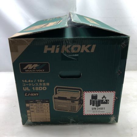  HiKOKI ハイコーキ 工具 コードレス冷温庫 未使用品(S) 付属品完備 UL18DD(XMGZ) グリーン