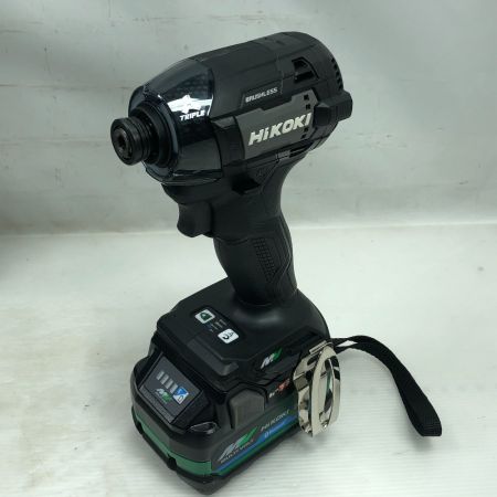  HiKOKI ハイコーキ 工具 インパクトドライバ 未使用品(S) 付属品完備 WH36DD ブラック