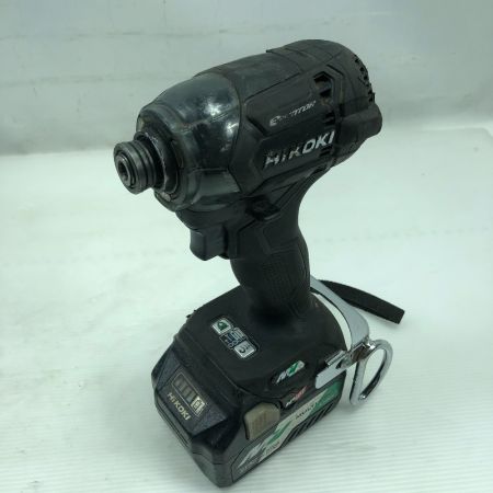  HiKOKI ハイコーキ 工具 インパクトドライバ 充電器・充電池2個・ケース付 WH18DDL2 ブラック