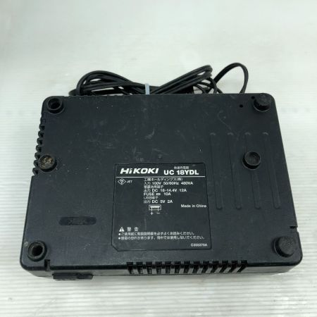  HiKOKI ハイコーキ 工具 インパクトドライバ 充電器・充電池2個・ケース付 WH18DDL2 ブラック