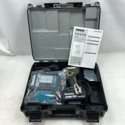◇◇ MAKITA マキタ 工具 インパクトドライバ 未使用品(S) 充電器・充電池1個・ケース付 コードレス式 TD173D オリーブ Sランク